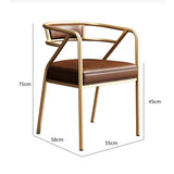 Dining Chair Household Stool Leisure Back Chair Iron Chair