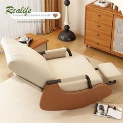 Swinging Reclining Or Sleeping Adjustable Lounge Chair