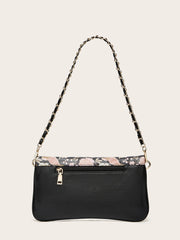 Floral Chain Shoulder Bag