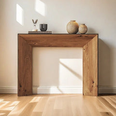 Wood Lounge Corner Entryways Console Table