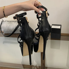 Platform Stiletto Strap Heels