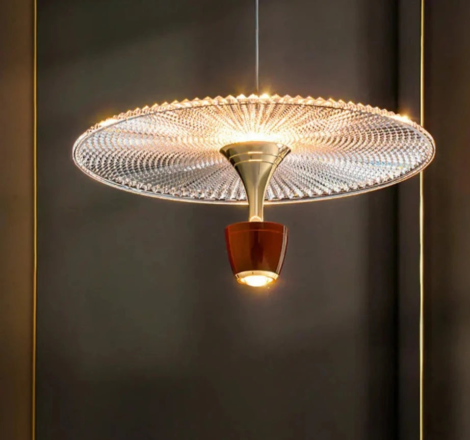 Flying Saucer Cord Pendant Lights LED Chandelier