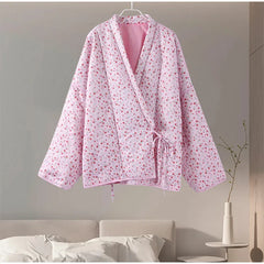 Floral Quilted Kimono Jacket