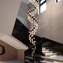 Crystal Chandelier Stair Pendant Lamp Living Room Pendant Lights