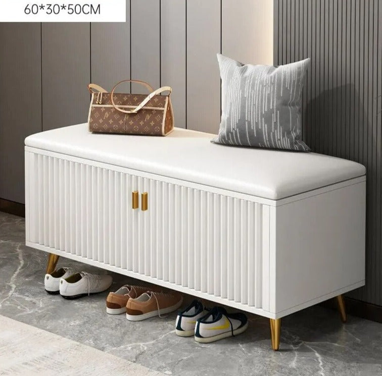 Waterproof Living Room Shoe Cabinets Dust Proof Modern Bench