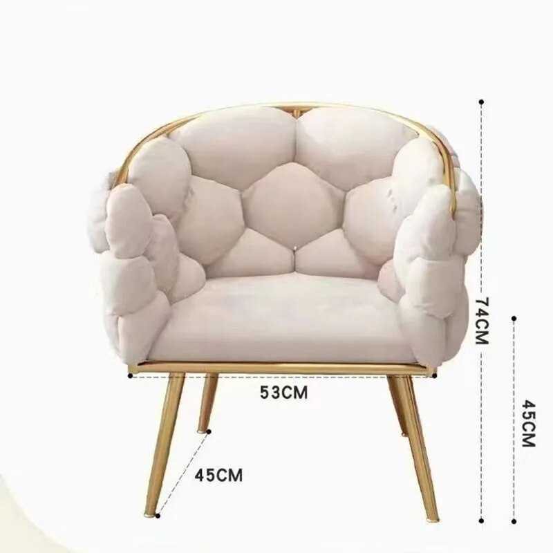 White Linen Desk Chair Dining Room Chair Home Furniture