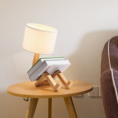 Wooden Flexible Folding Man Shaped Reading Light