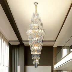 Crystal Large Chandelier Hollow Pendant Light