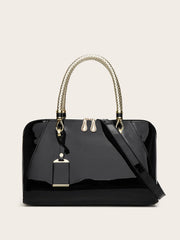 Large Capacity Structured Satchel Bag