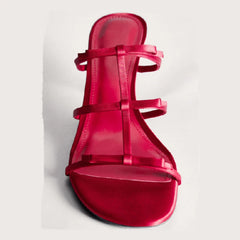 Bow Strap Stiletto Heels