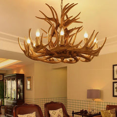 Deer Antler Resin Modern Chandelier For Living Room