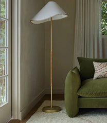 Medieval Cream Wind Hat Floor Lamp LED E27