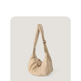Nylon Travel Handbag Large Solid Color Shoulder Bags