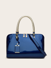 Large Capacity Structured Satchel Bag