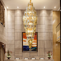 Crystal Large Chandelier Hollow Pendant Light