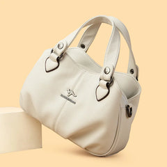 PU Leather Zipper Pocket Ladies Messenger Bags