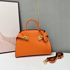 Structured Top Handle Satchel Bag