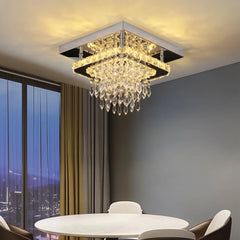 K9 Led Crystal Ceiling Lamp Smart Chandelier Pendant Light