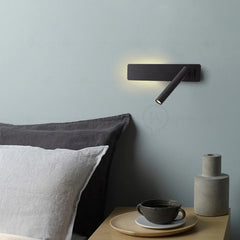 Adjustable Angle Rotating Lamp White and Black Nordic LED Switch Wall Lamp Golden Atelier