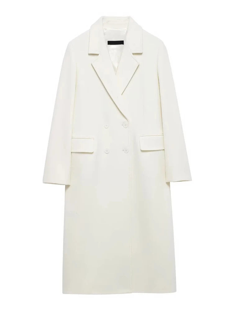White coat on a white background