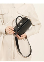 Structured Rectangular Top Handle Bag