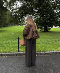 Lapel Suede Cropped Bomber Jacket