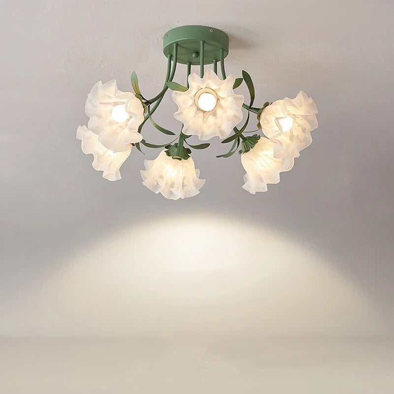 Creative Flower Retro Ceiling Lamp