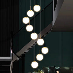 Cord Pendant Lights Stair Hanging Lamps for Living Room