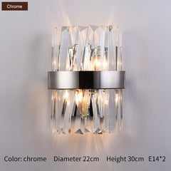 Modern Round/Rectangle Crystal Chrome LED Chandelier