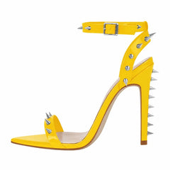 Spiked Stiletto Pointed Toe Sandals