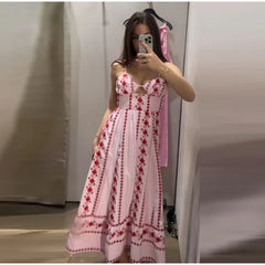 Floral Print Cutout Maxi Dress