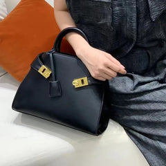 Structured Top Handle Satchel Bag