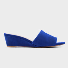 Wedge Heel Open Toe Mules