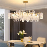 Modern Gold Glass Chandeliers For Indoor Home Décor