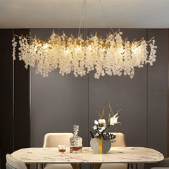 Modern Gold Glass Chandeliers For Indoor Home Décor