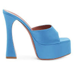 Platform Block Heel Mules