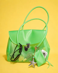 Transparent Jelly Beach Tote Bag