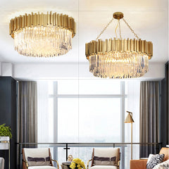 Modern Oval/Round Crystal Ceiling Chandelier Led Lights