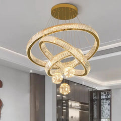 Home decoration Pendant lights, luxury crystal living room chandelier, dining room Pendant lamp, ceiling light, indoor lighting Golden Atelier 3