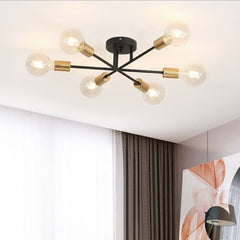 LED Iron Black/Golden Minimalist Ceiling Lamps