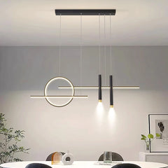 Geometric Ceiling Hanging Light Chandelier for Living Room