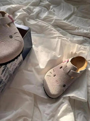 Hello Kitty Flat Mule Slippers