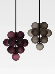 Post-Modern Grape Lamp Series with Ripple Ball LED Design