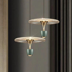 Flying Saucer Cord Pendant Lights LED Chandelier