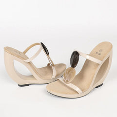 Patent Leather Wedge Sandals