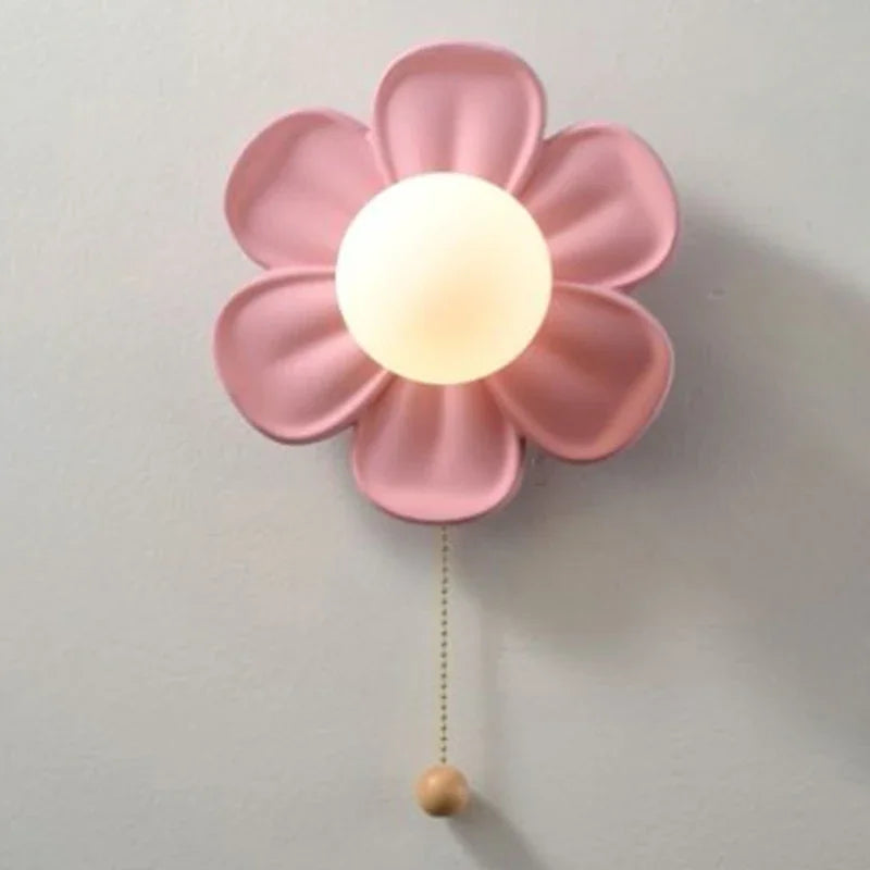 Flower Petal Children's Room Wall Lights