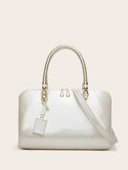 Large Capacity Structured Satchel Bag