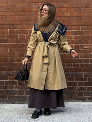 Sailor Collar Trench Coat