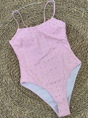 Embellished One-Piece Swimsuit