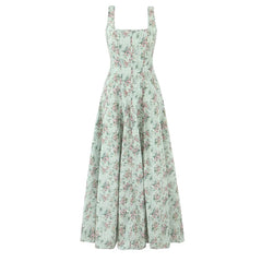 Floral dress on a white background